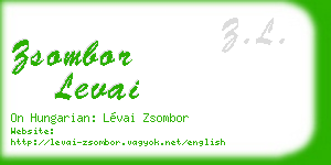 zsombor levai business card